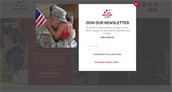 Desktop Screenshot of ourmilitarykids.org